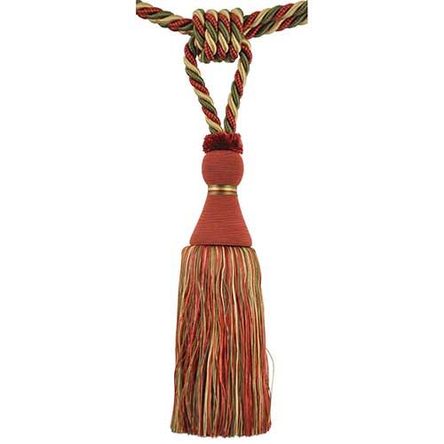 Knightsbridge-9" Length-SINGLE TASSEL TIEBACK-BT-6009-18-63