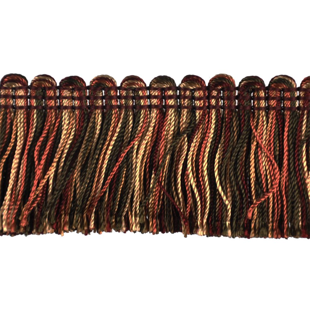 Knightsbridge Collection 1 1/2" Brush Fringe (25 YD ROLL) in Tuscan - BF-4021-70-136