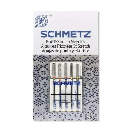 Knit & Stretch Needles by Schmetz (Assorted Sizes 5 count) Schmetz