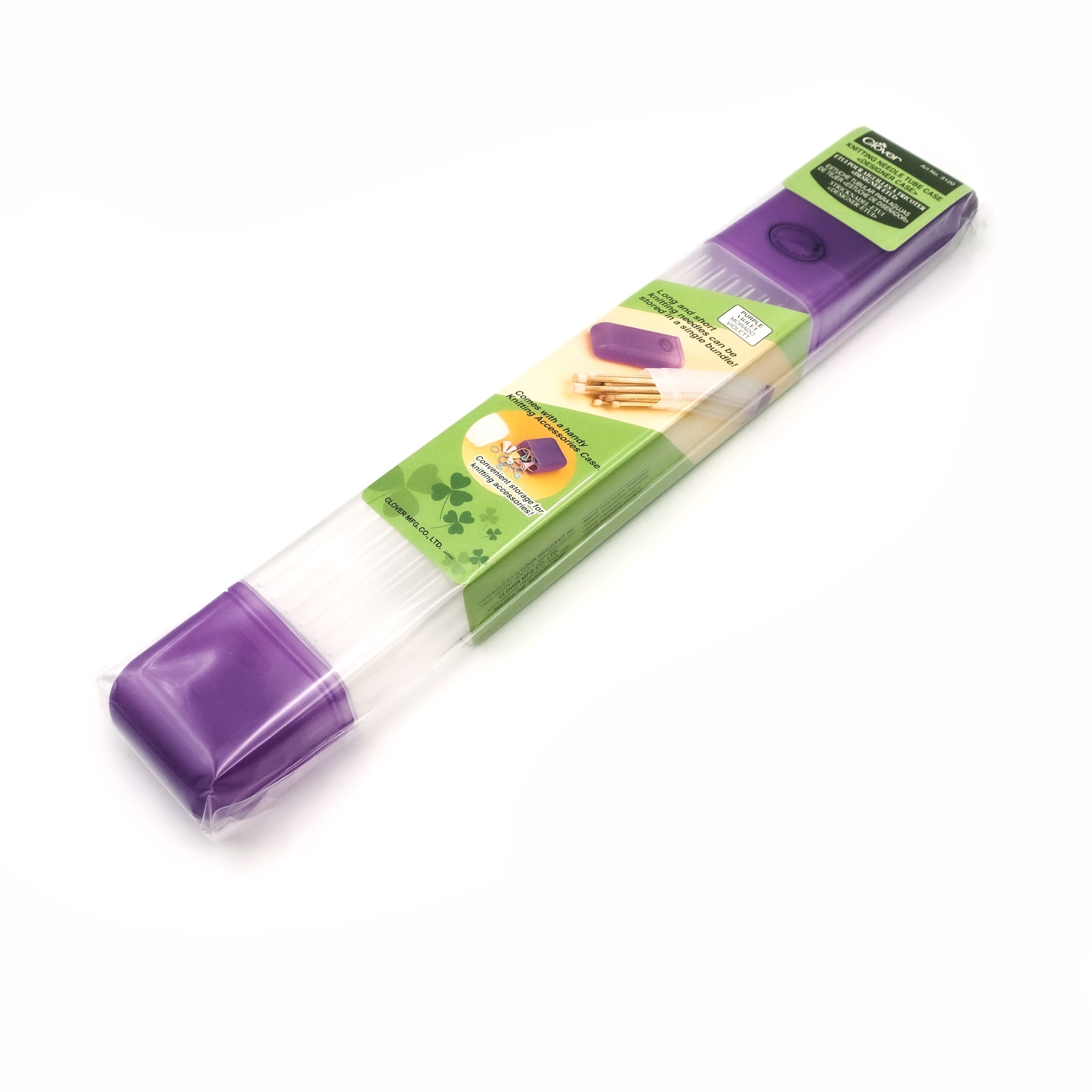 Knitting Needle Tube Case (Purple)
