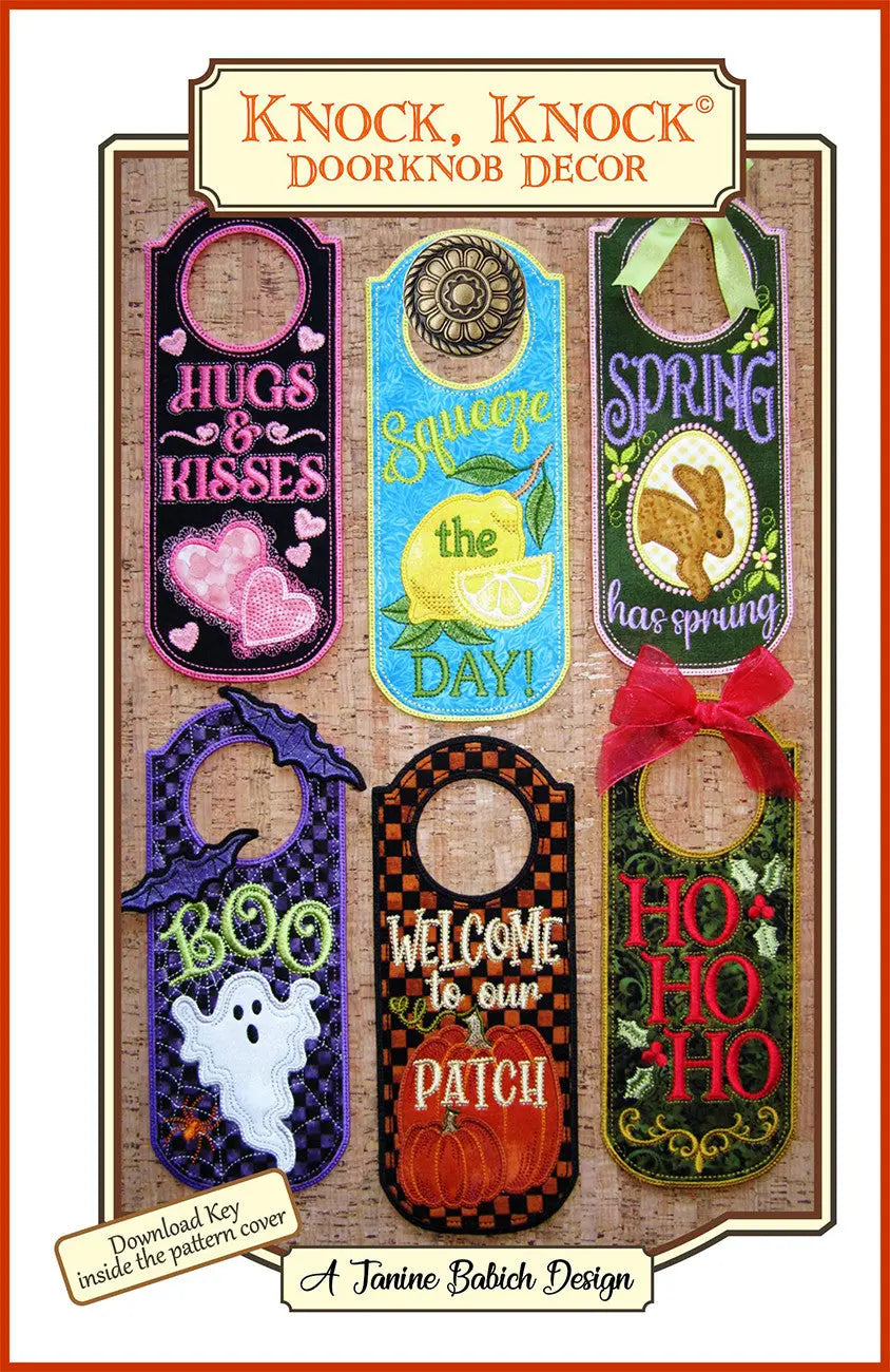 Knock, Knock Doorknob Decor - Linda's Electric Quilters