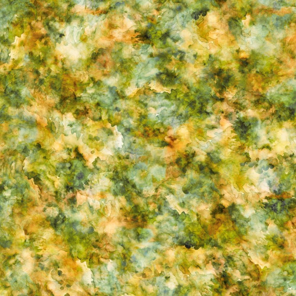 Koi Pond Quilt Backing - Water Color 108" Wide Cotton Fabric Per Yard