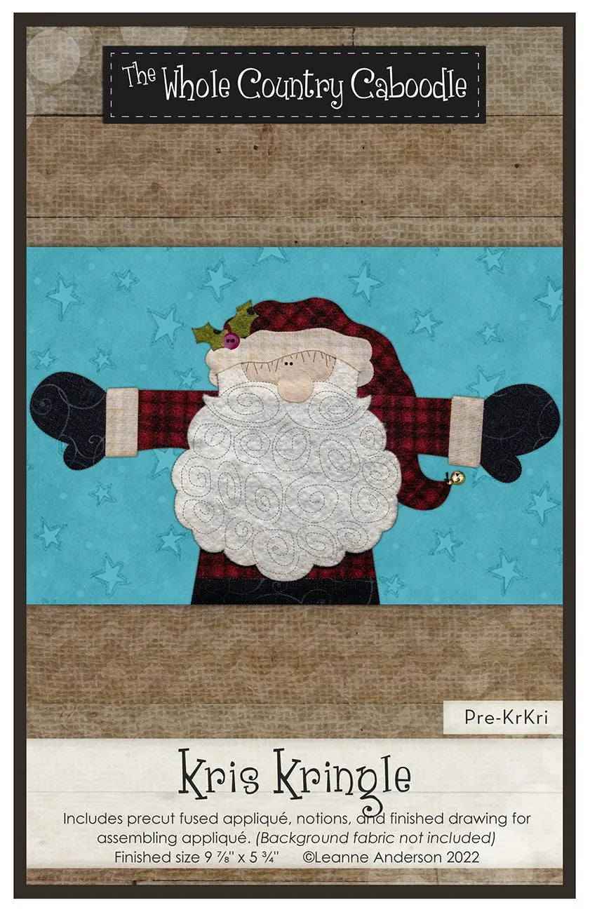 Kris Kringle Precut Fused Applique Pack - Linda's Electric Quilters