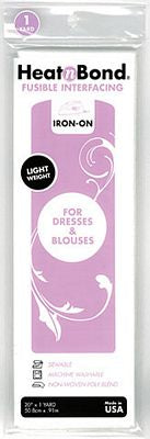 HeatnBond Fusible Interfacing Lt 20 in x 1 yd