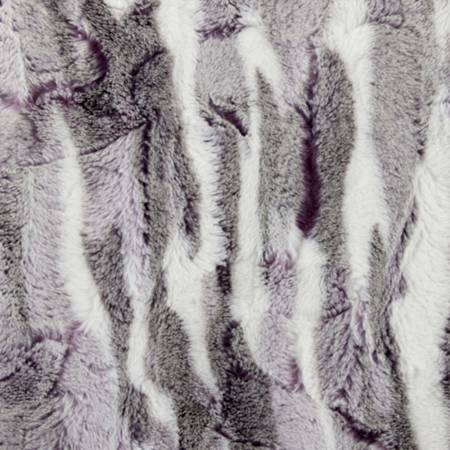 Shannon Fabrics Luxe Cuddle Frosted Himalayan minky fabric in Elderberry