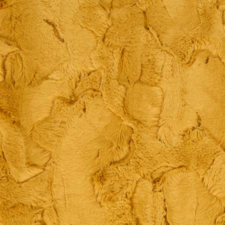 Shannon Fabrics Luxe Cuddle hide embossed golden