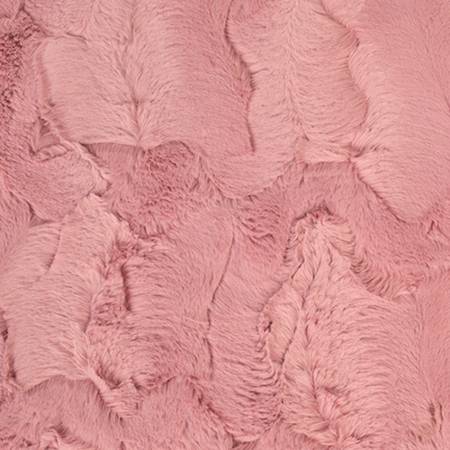Shannon Fabrics Luxe Cuddle embossed hide woodrose