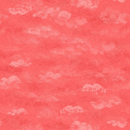 Lewis and Irene Dreams quilting cotton fabric in Coral