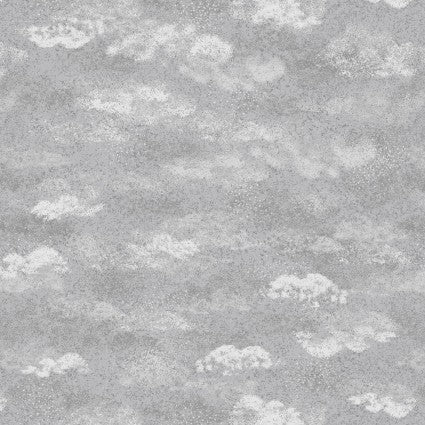 Lewis and Irene Dreams quilting cotton fabric in Grey