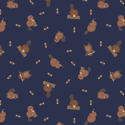 Lewis and Irene Small Things beaver print