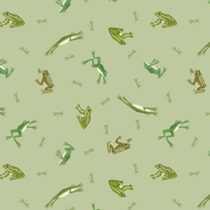 Lewis and Irene Small Things frogs print