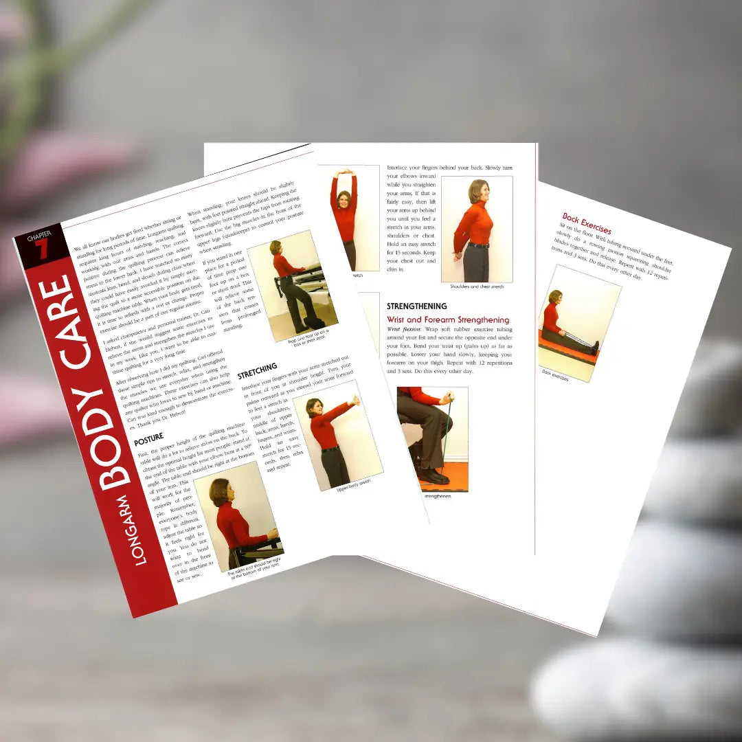 Longarm Body Care (Digital Download) - Linda's Electric Quilters