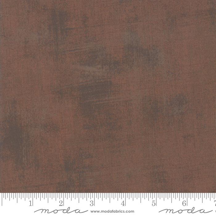 Brown Grunge Basics Rum Raisin 44"/45" Per Yard Moda Fabrics & Supplies