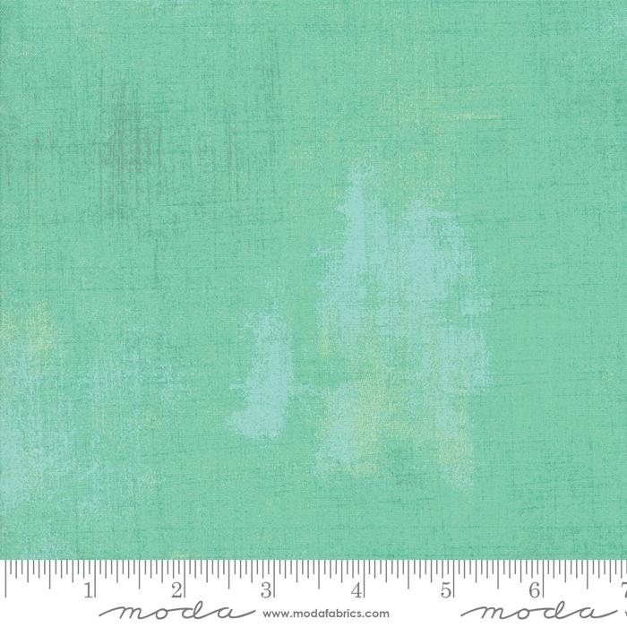 Green Aqua Grunge Basics 44"/45" Per Yard Moda Fabrics & Supplies