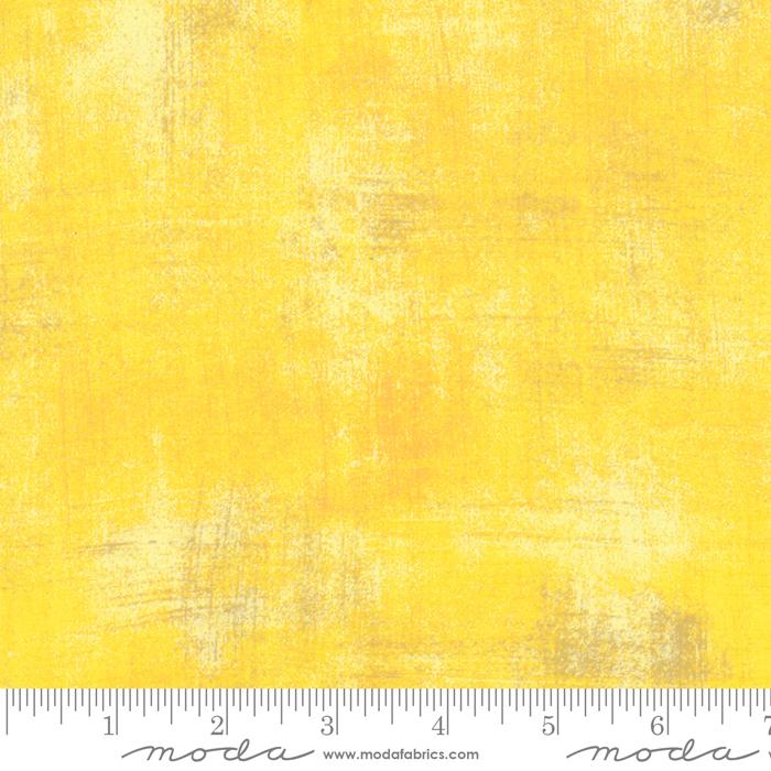 Yellow Grunge Basics Sunflower 44"/45" Per Yard Moda Fabrics & Supplies