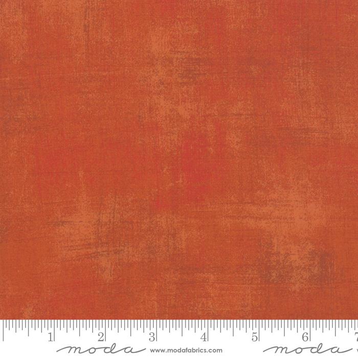 Orange Grunge Basics Pumpkin 44"/45" Per Yard Moda Fabrics & Supplies