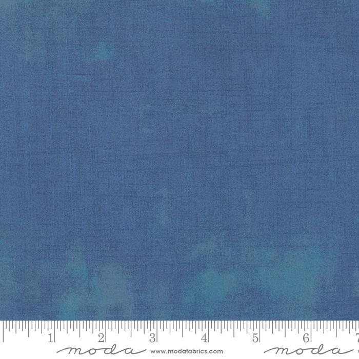 Moda Grunge Basics quilting cotton blender fabric in Sea blue