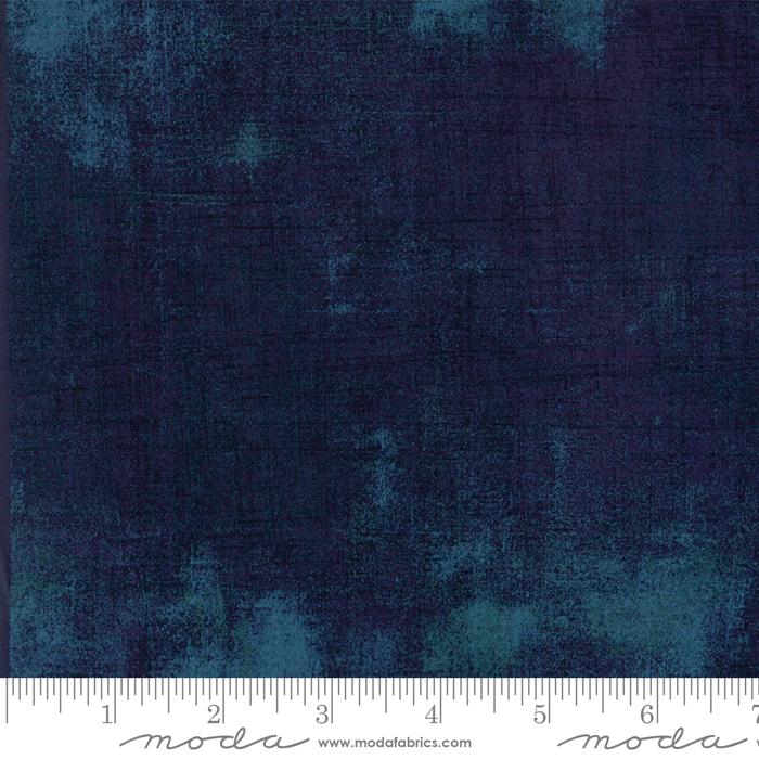 Moda Grunge Basics quilting fabric in Blue Steel