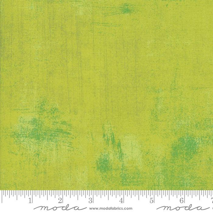 Green Grunge Basics Lime Punch 44"/45" Per Yard Moda Fabrics & Supplies