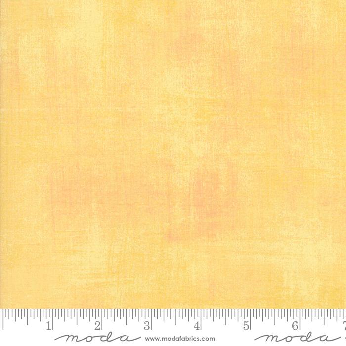 Yellow Grunge Basics Peachy 44"/45" Per Yard Moda Fabrics & Supplies