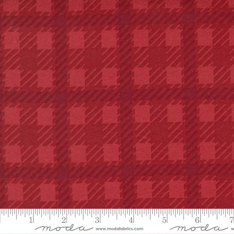 Moda Yuletide Gatherings Santa's Coat Red flannel quilting fabric