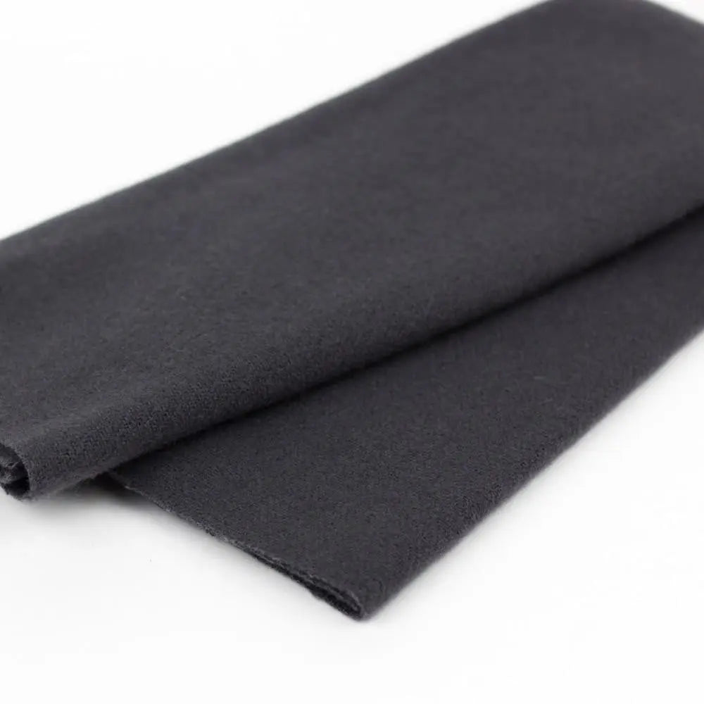 LN06 - Charcoal Merino Wool Fabric WonderFil USA