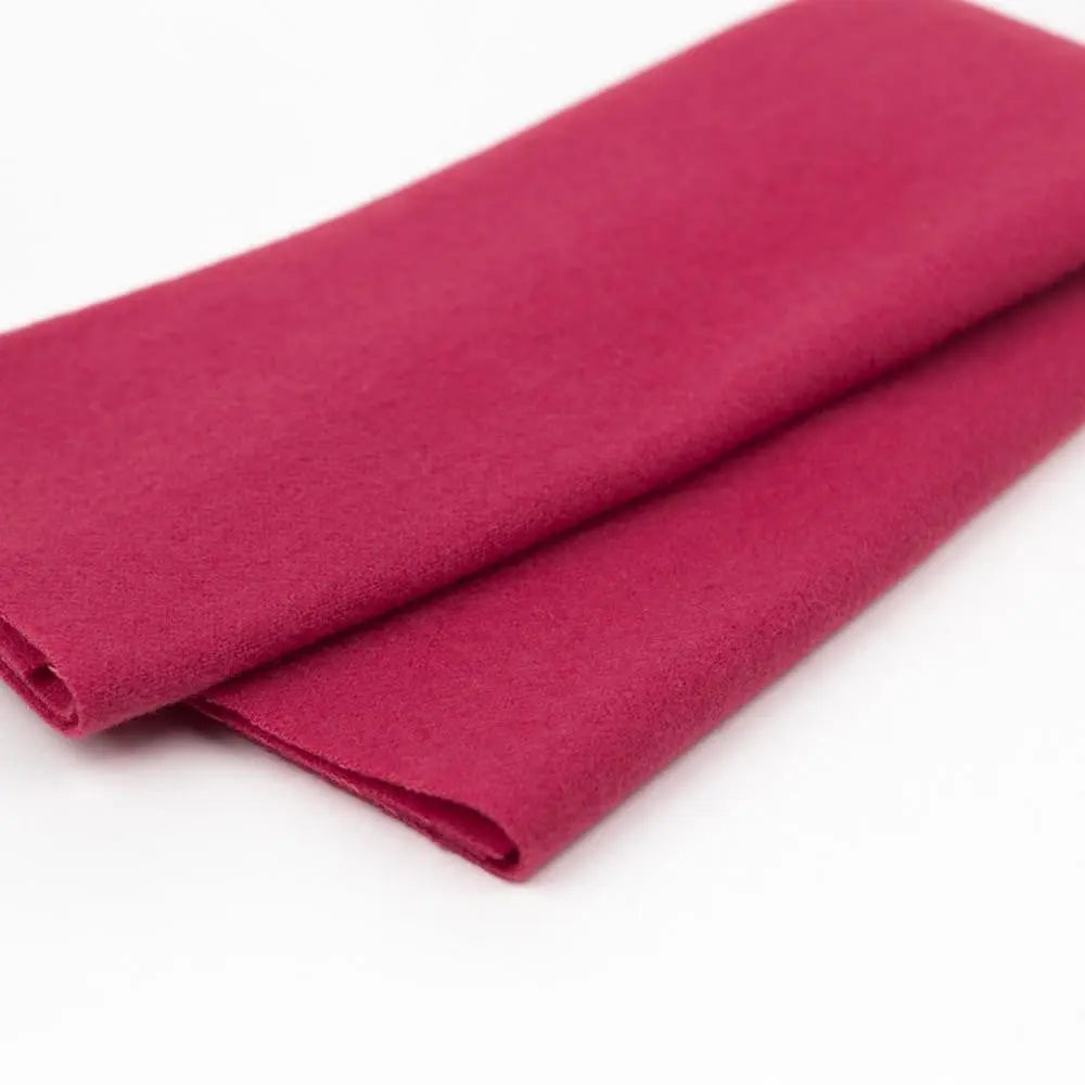 LN22 - Raspberry Merino Wool Fabric WonderFil USA