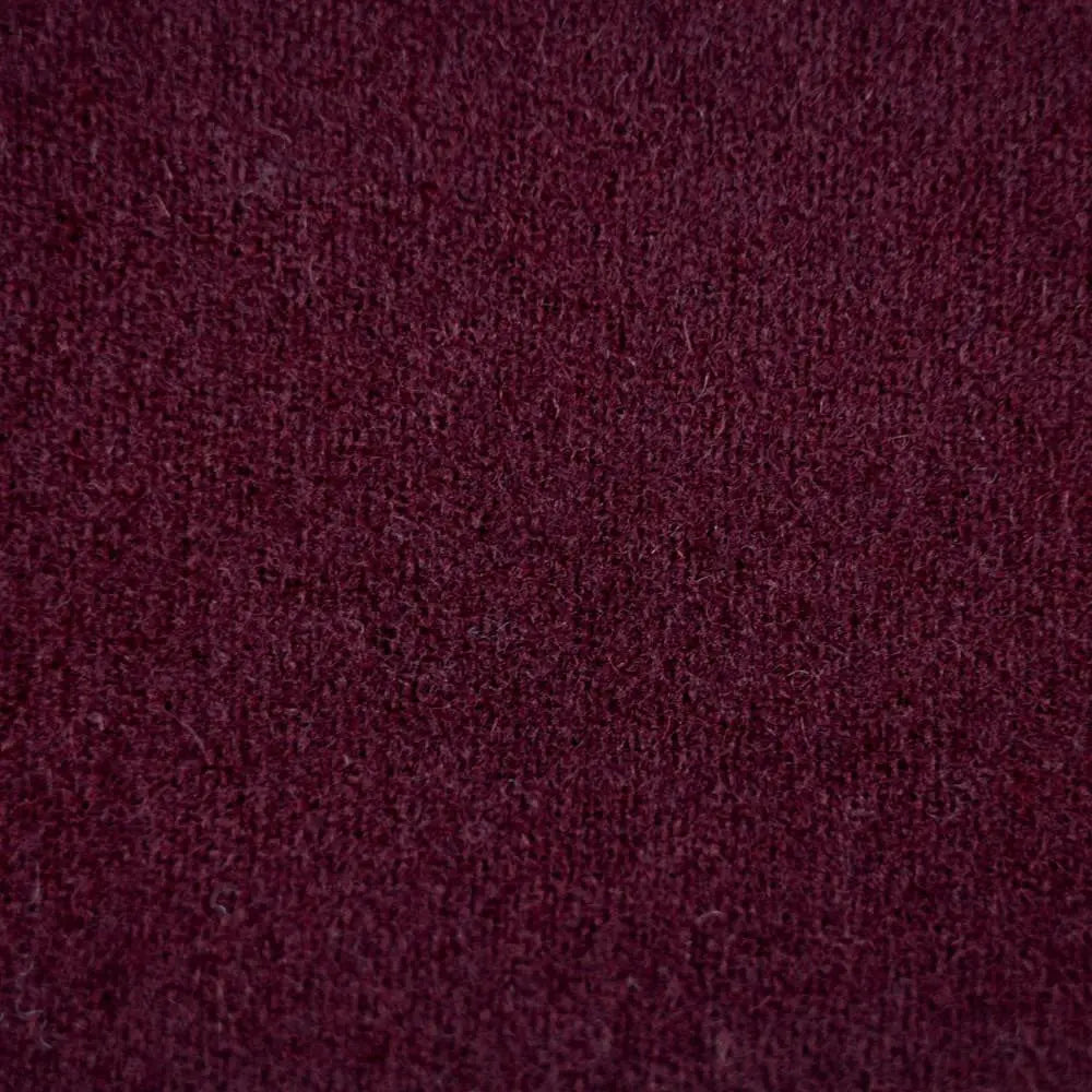 LN26 - Black Cherry Merino Wool Fabric WonderFil USA