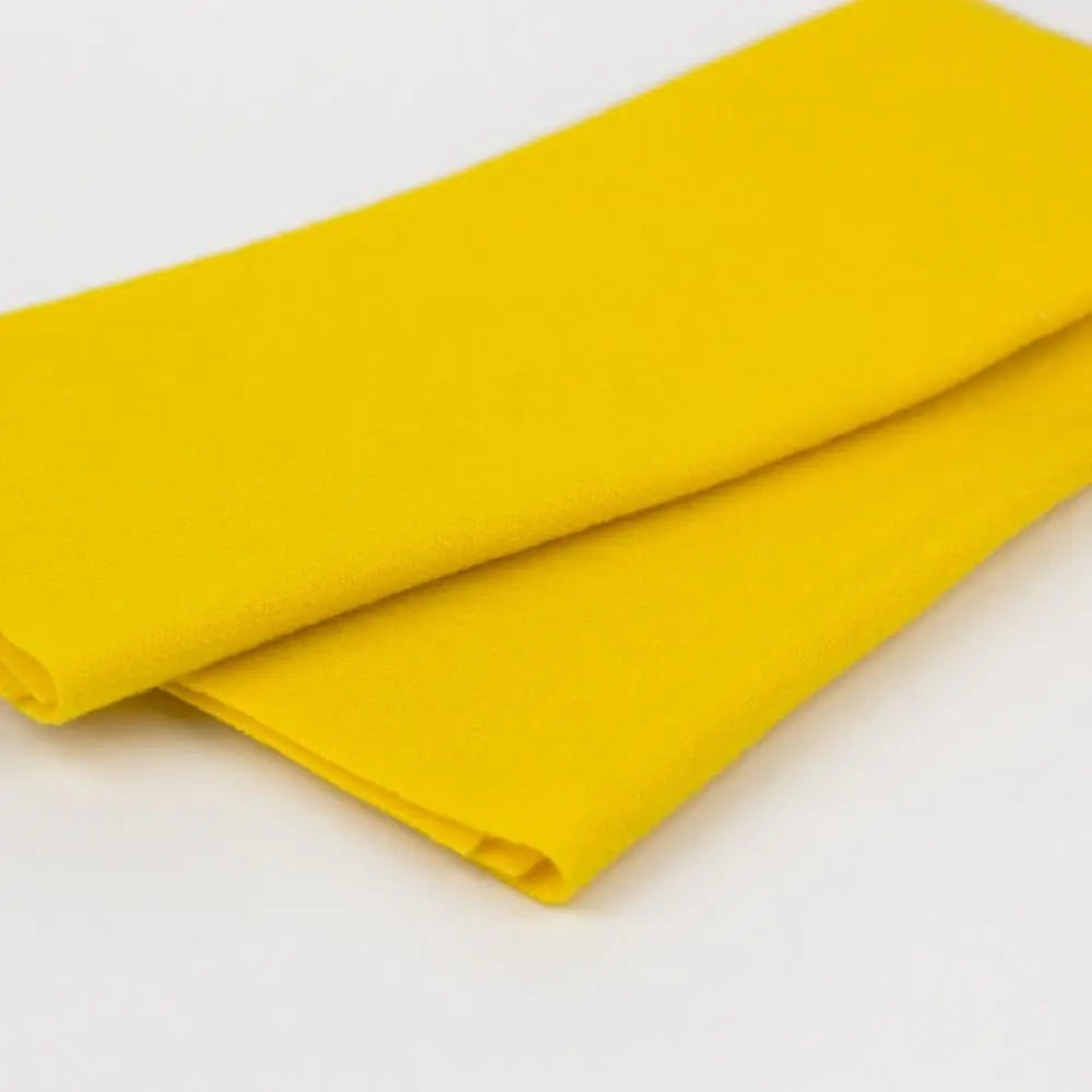 LN34 - Sun Yellow Merino Wool Fabric WonderFil USA
