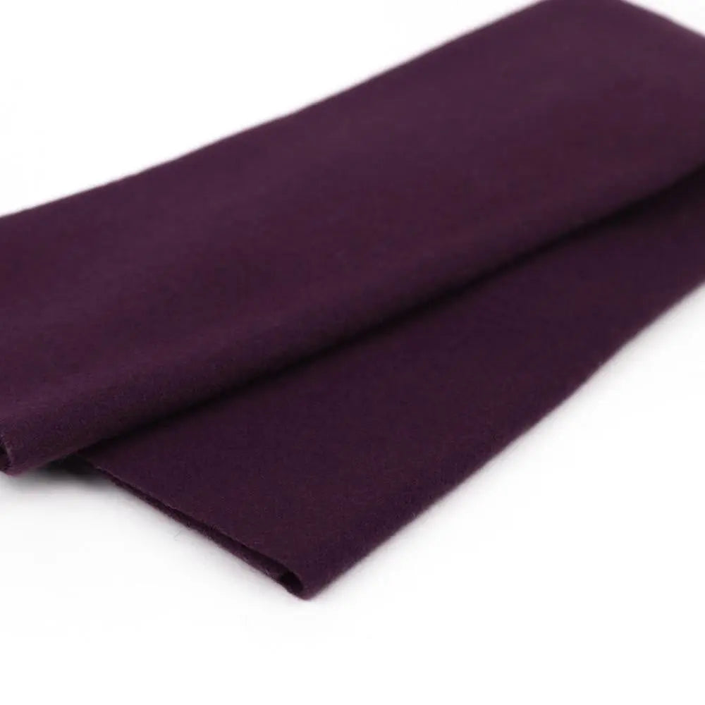 LN39 - Eggplant Merino Wool Fabric WonderFil USA