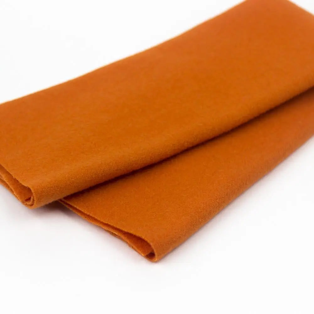 LN47 - Pumpkin Merino Wool Fabric WonderFil USA