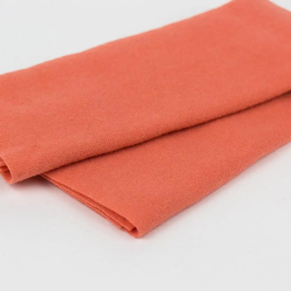 LN49 - Kumquat Merino Wool Fabric WonderFil USA