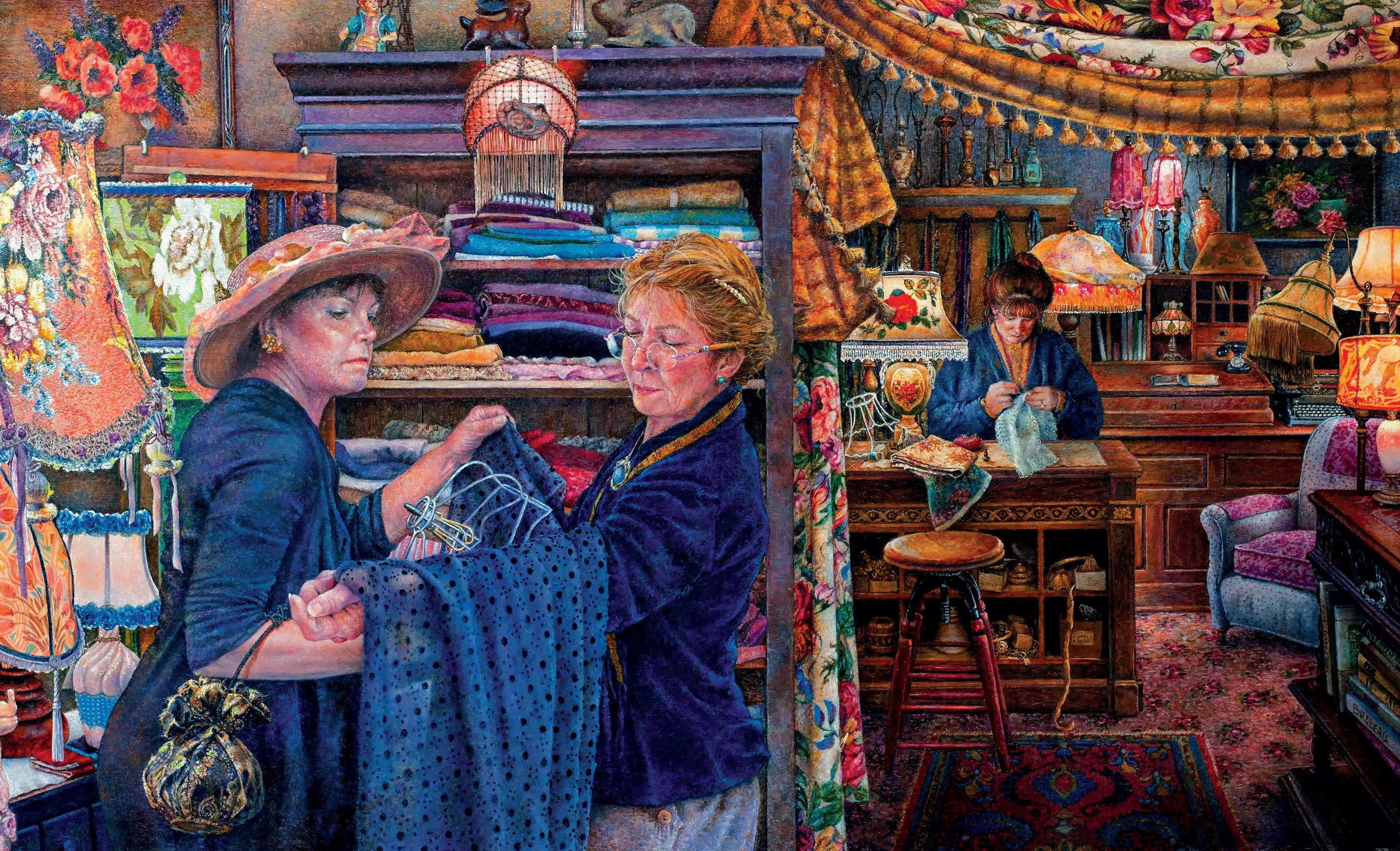 Lamp Shop 1000pc Puzzle - Linda's Electric Quilters