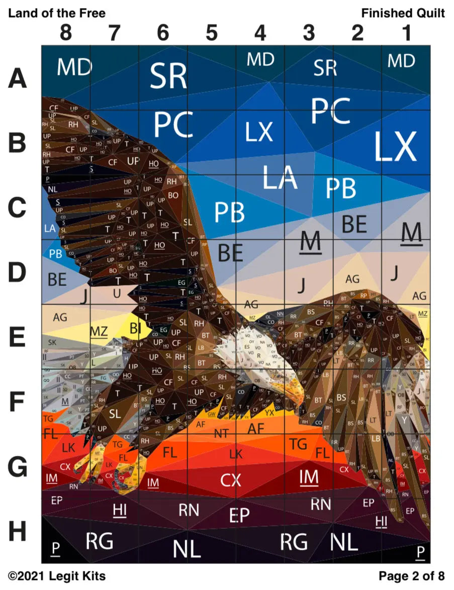Land of the Free Pattern Legit Kits