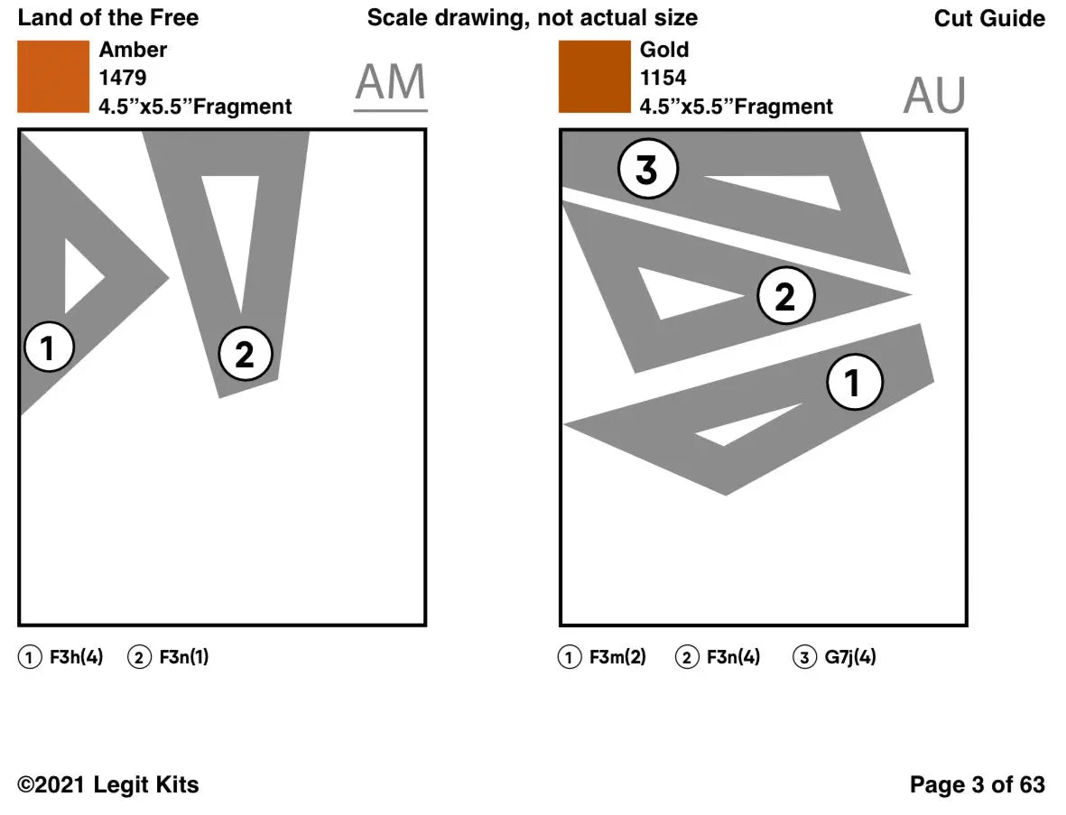 Land of the Free Pattern Legit Kits