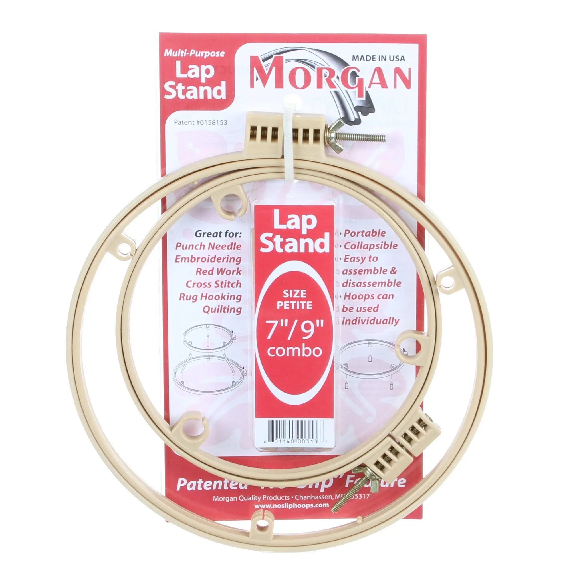 Lap Stand with 7in/9in Petite Hoop Combo - Linda's Electric Quilters