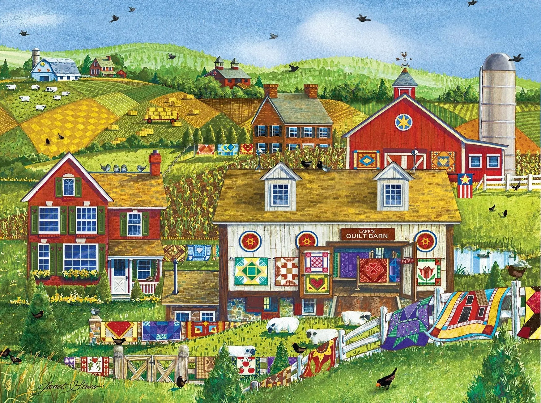 Lapps Quilt Barn 1000pc - Linda's Electric Quilters
