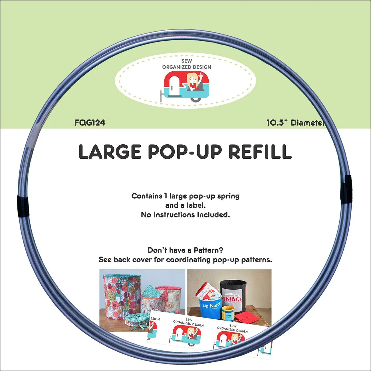 Large 10-1/2in Pop-Up Refill - Linda's Electric Quilters