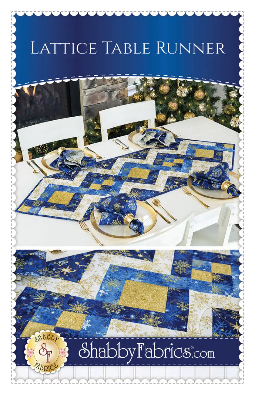Lattice Table Runner - Linda's Electric Quilters