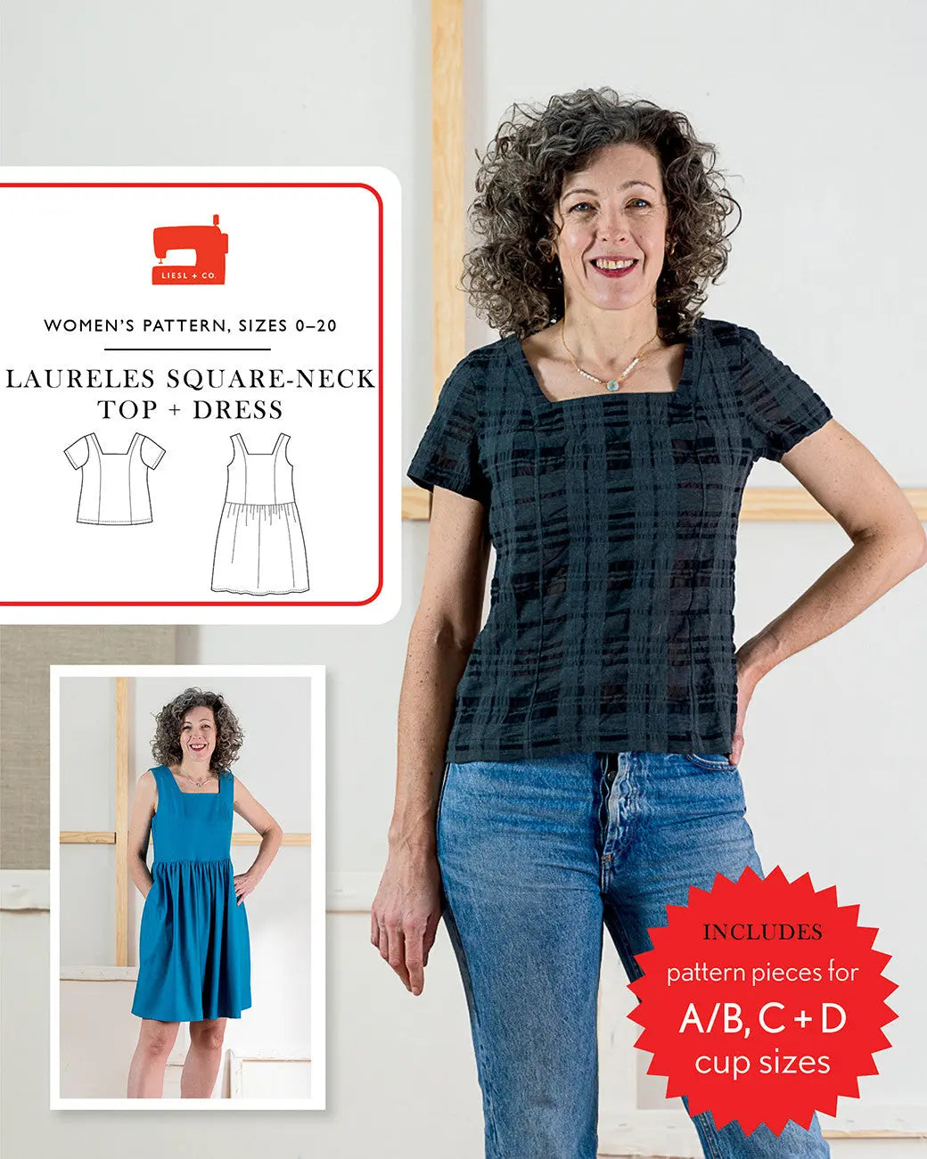 Laureles Square-Neck Top and Dress - Linda's Electric Quilters