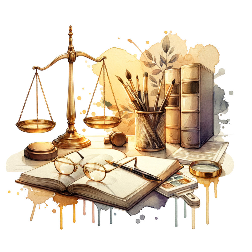 Law Office Fabric Panel 12