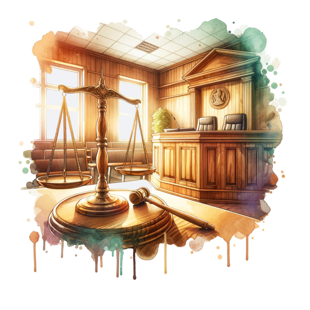 Law Office Fabric Panel 3