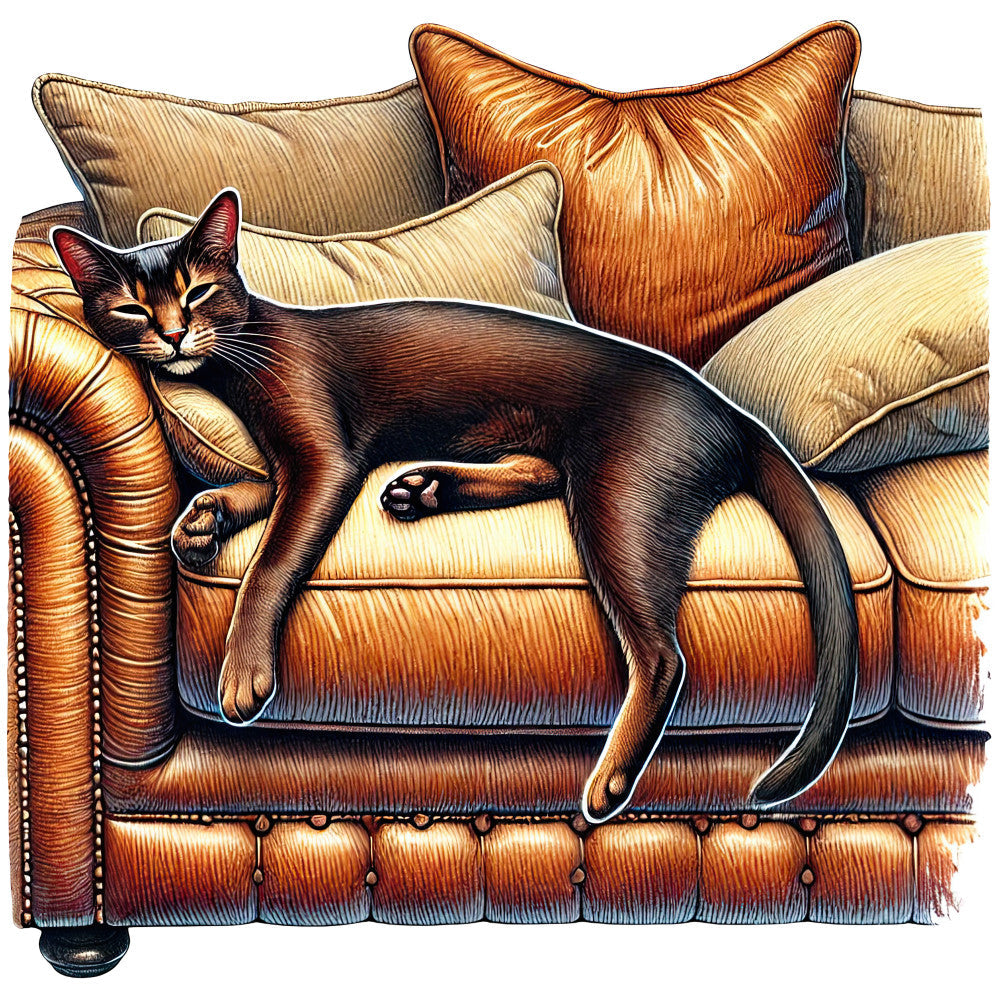 Lazy Cats Fabric Panel 24