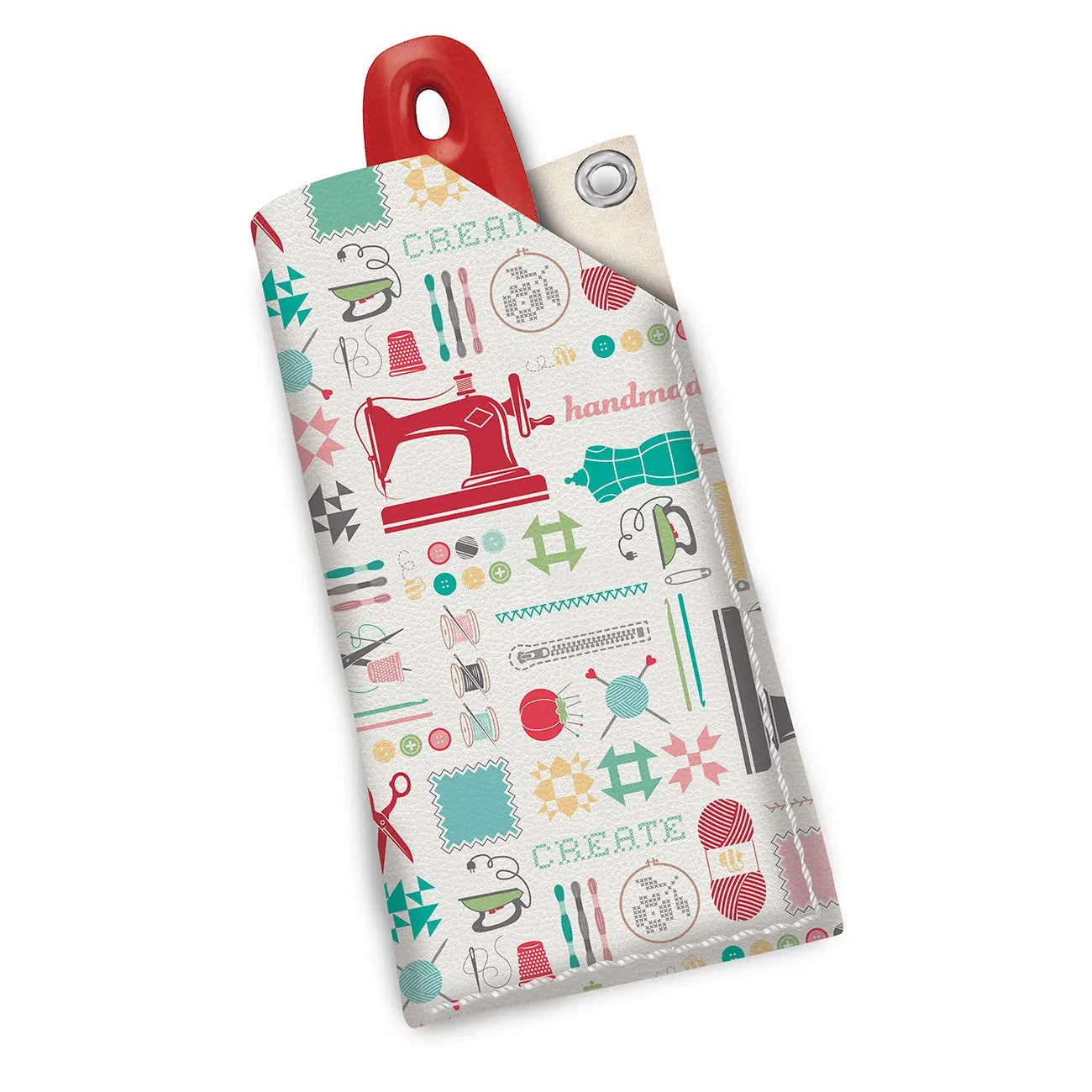 Leather Rotary Sheath My Happy Place - Linda's Electric Quilters