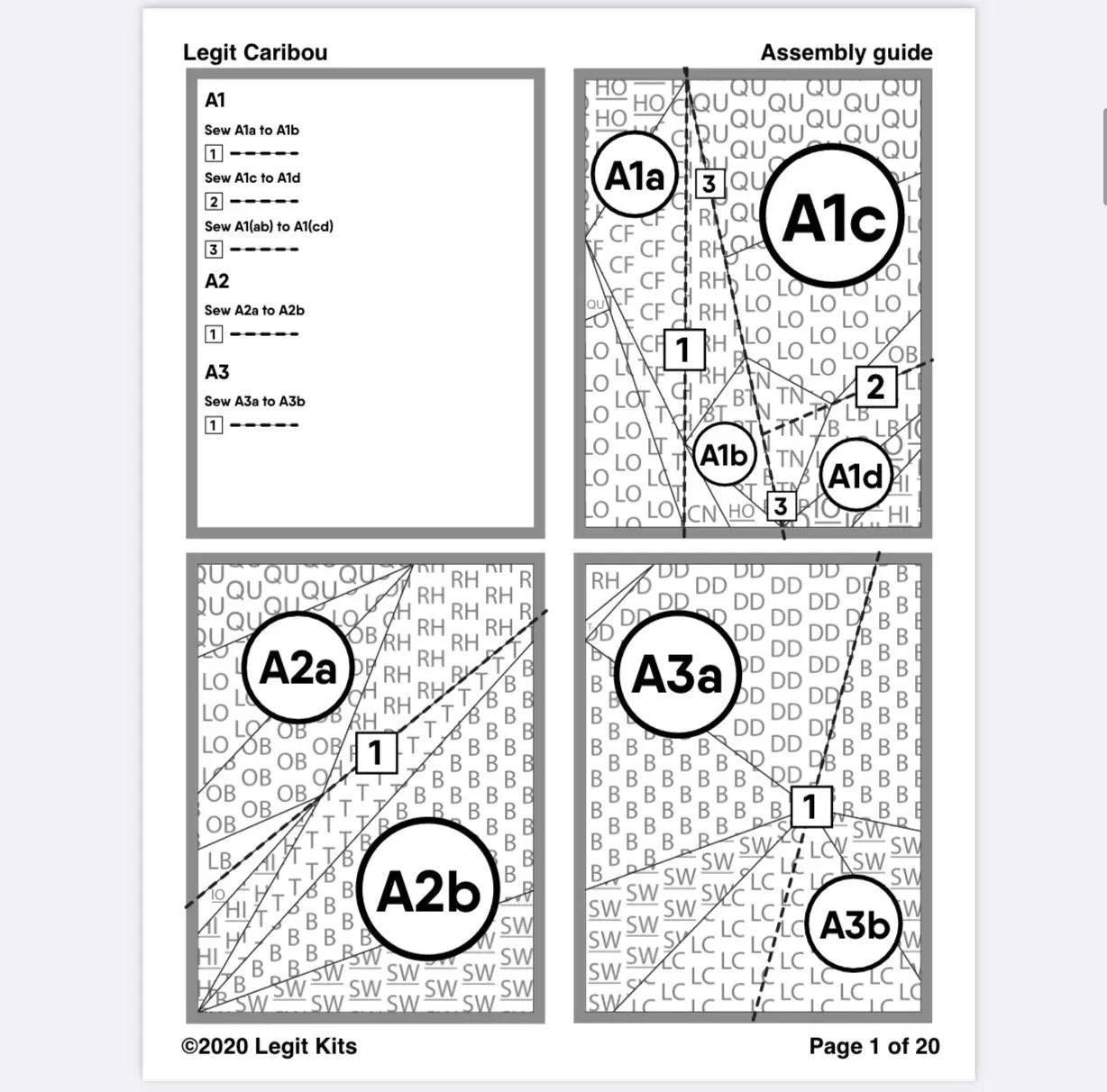 Legit Caribou Quilt Kit - Linda's Electric Quilters