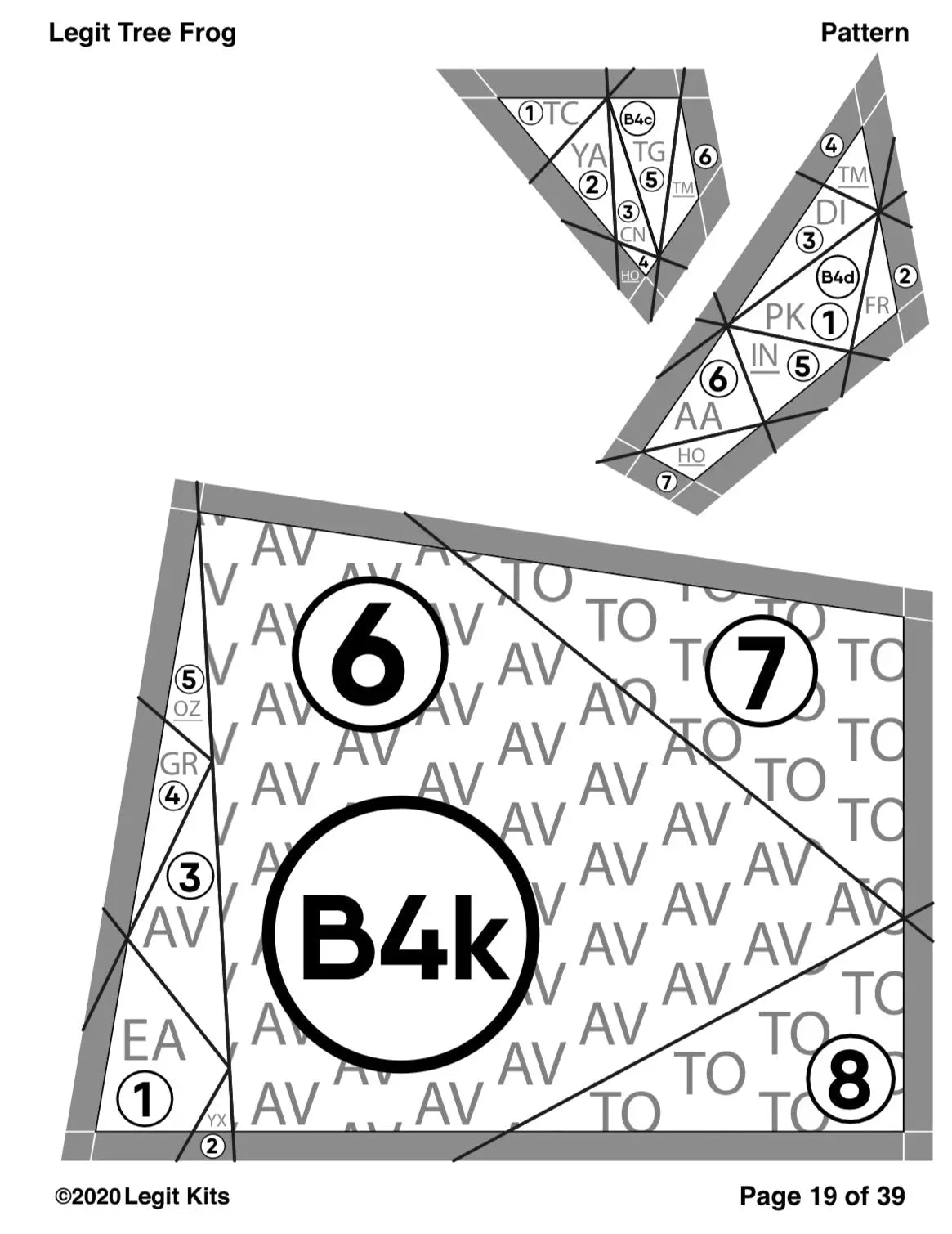 Legit Tree Frog Pattern Legit Kits