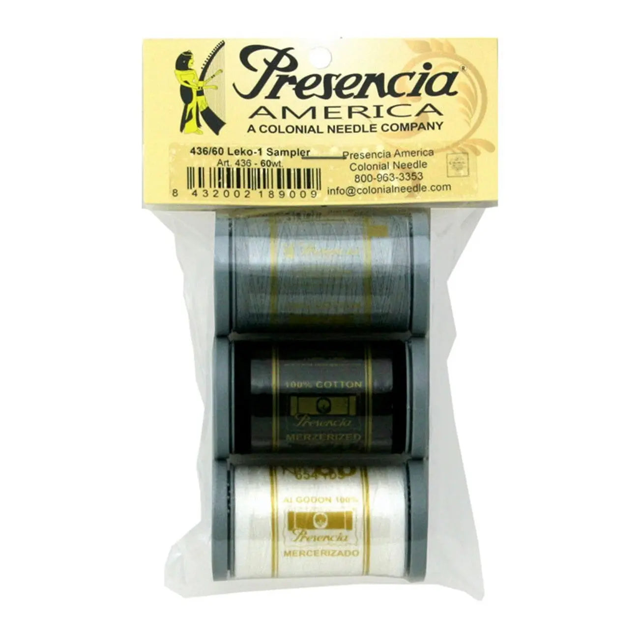 Leko Basic Cotton Sewing Thread Sampler - Linda's Electric Quilters