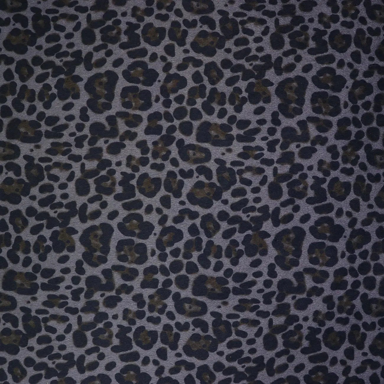 Leopard Navy Slate Faux Fur 1/2 Yard Checker Distributor