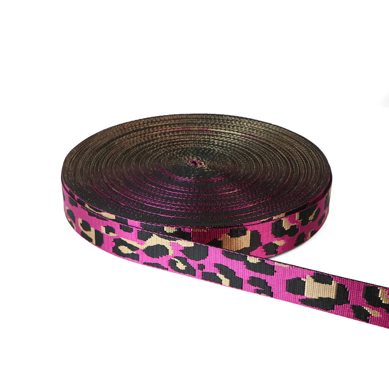 Leopard Violet Rose Webbing 1-1/2in x 50 yd Checker Distributor