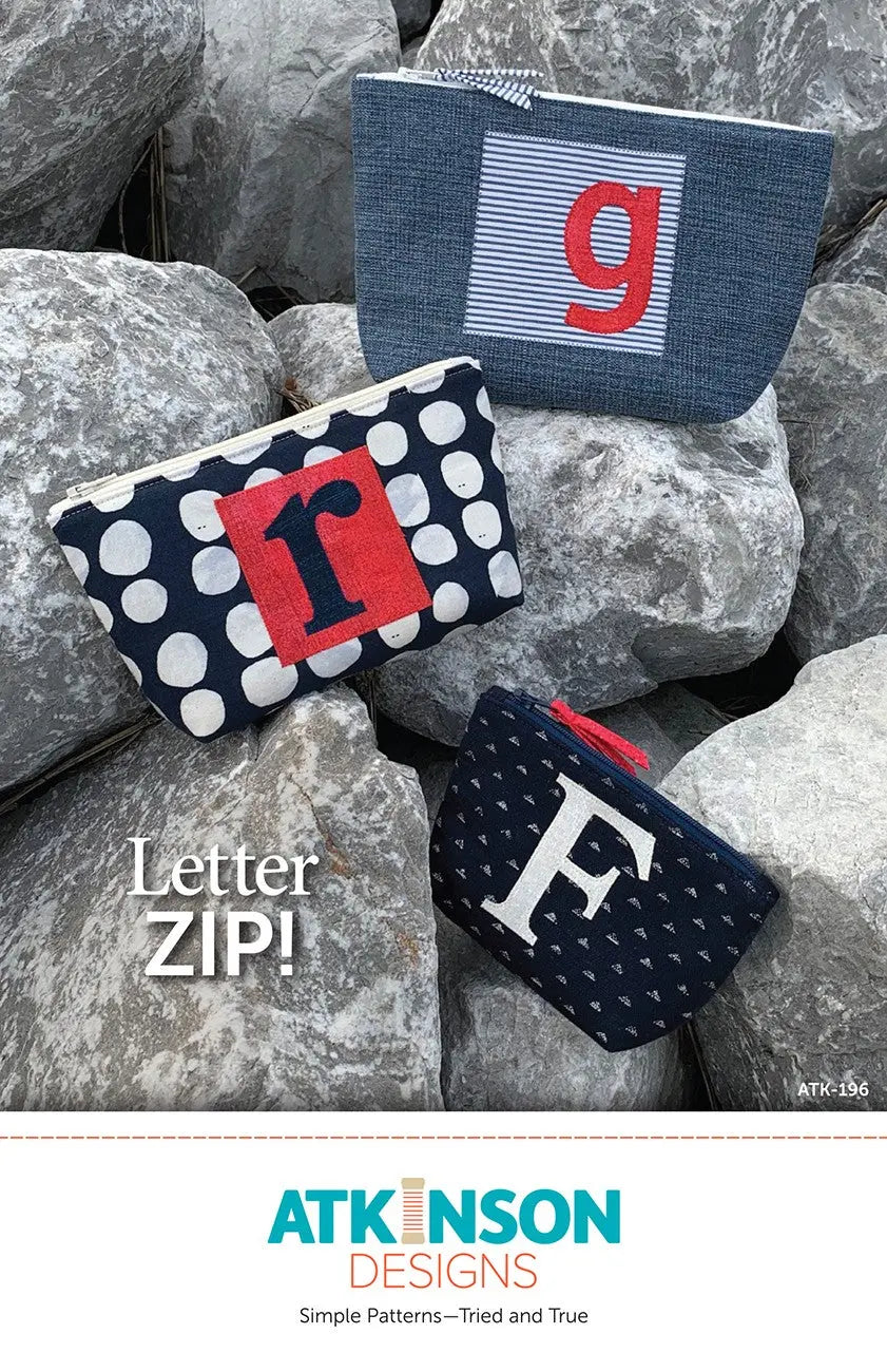 Letter Zip - Linda's Electric Quilters